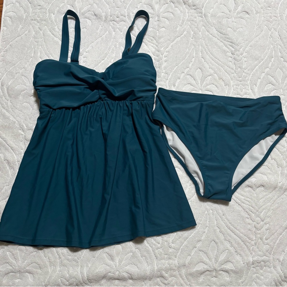 Dark Teal Tankini Swim Suit NWTs /NWOTs  (No brand )